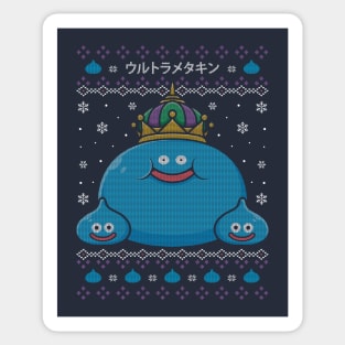 King Slime Christmas Sticker